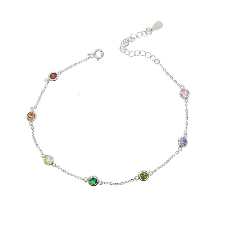 "Rainbow" Anklet - SophiaJewels