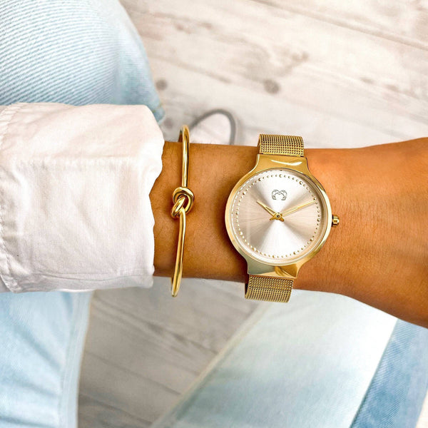 "Basis" Watch ~ GoldSilver - SophiaJewels